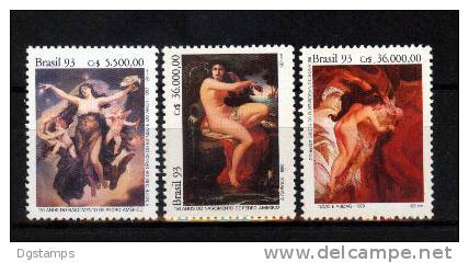 Brasil 1993 ** YT2109-11  Pedro Americo, 150 Años: A Noite Com ... (1883), A Carioca (1882), David E Avizag (1879) - Unused Stamps
