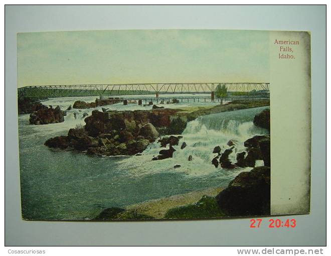 8286 IDAHO AMERICAN FALLS  UNITED STATES USA     YEARS  1900  OTHERS IN MY STORE - Andere & Zonder Classificatie