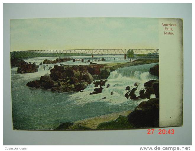 8286 IDAHO AMERICAN FALLS  UNITED STATES USA     YEARS  1900  OTHERS IN MY STORE - Sonstige & Ohne Zuordnung