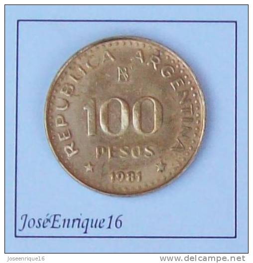 MONEDA ARGENTINA 100 PESOS 1981 - Argentine