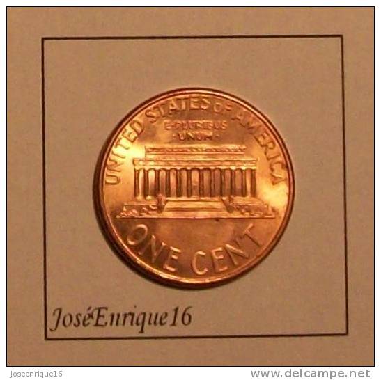 ONE CENT 1997 USA - 1959-…: Lincoln, Memorial Reverse