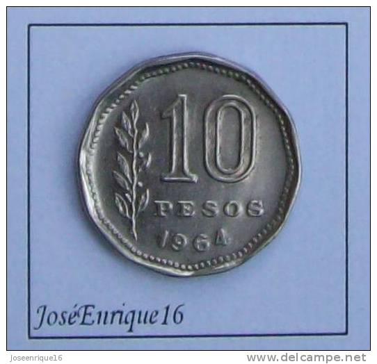 10 PESOS ARGENTINA AÑO 1964 - Argentina
