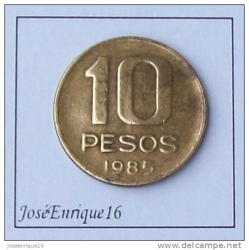 CASA DE TUCUMAN, ARGENTINA MONEDA 10 PESOS 1985 - Argentina