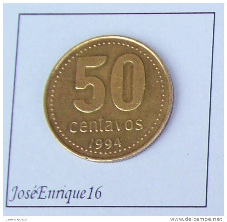 50 CENTAVOS ARGENTINA 1994 - EN UNION Y LIBERTAD - Argentine