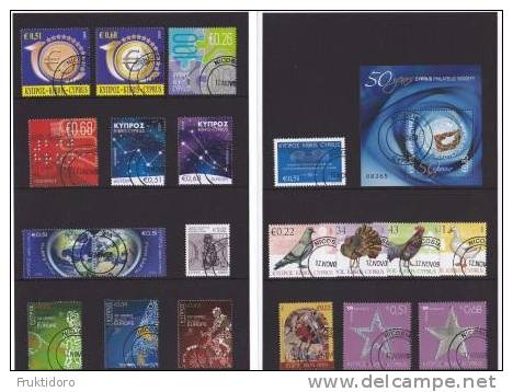 Cyprus - Chipre - Zypern 2009 Year Set Cancelled - Used Stamps