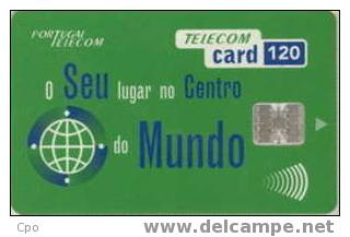 # Portugal TP95-5 Seu Iugar No Centro Do Mundo Green 120 Sc7 07.95  Tres Bon Etat - Portugal