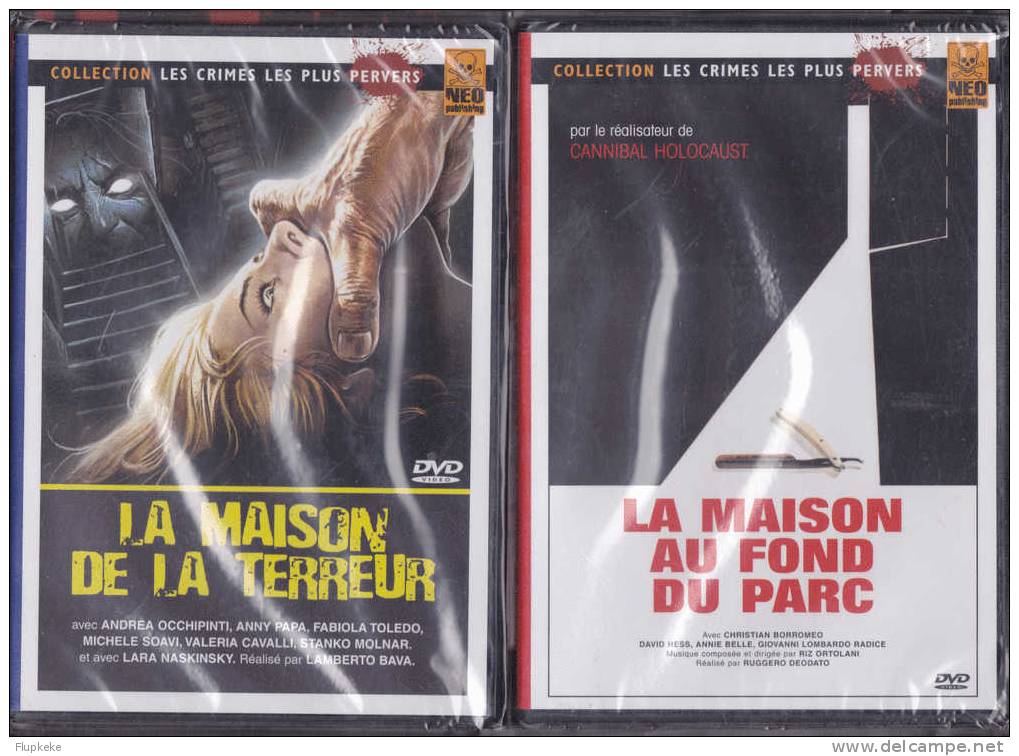 Dvd La Maison De La Terreur + La Maison Au Fond Du Lac Lamberto Bava Et Rugger Deodato - Horror