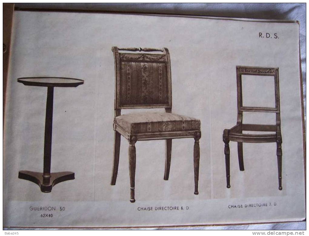 Catalogue "RDS" Mobilier D'ébéniste - Décoration Intérieure