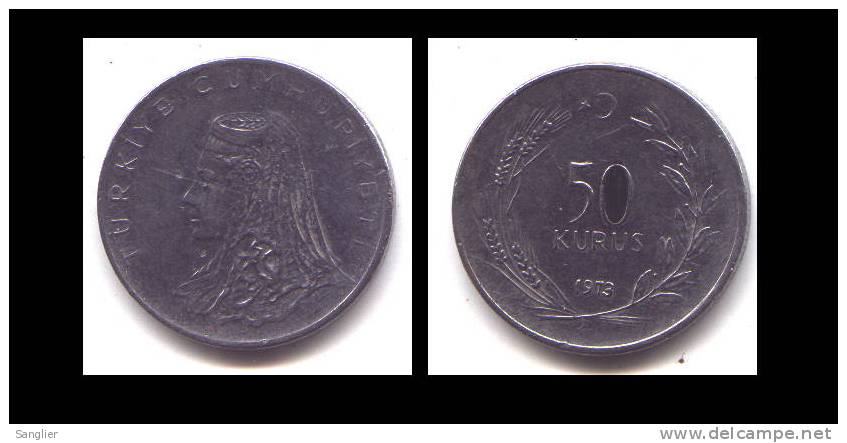 50 KURUS 1973 - Turquia