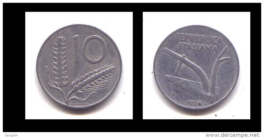 10 LIRE 1956 - 10 Liras