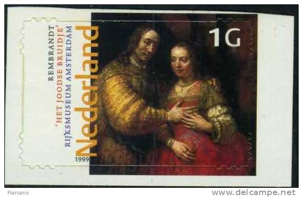 PIA - OLANDA - 1999 : Arte Olandese : La Fidanzara Ebrea Di Rembrandt - (Yv 1703) - Unused Stamps