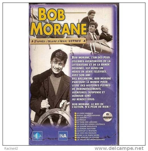 BOB MORANE - HENRI VERNES - 	COFFRET 3 VHS NEUF SOUS CELLOPHANE - SAISON 1 - Serie E Programmi TV