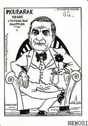 Moubarak Hosni L'impassible Egyptien - Lardie