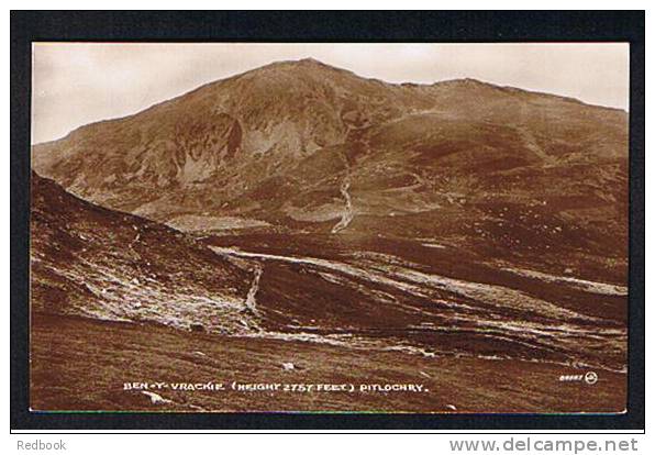 Early Real Photo Postcard Ben-Y-Vrackie Pitlochry Perthshire Scotland - Ref 525 - Perthshire