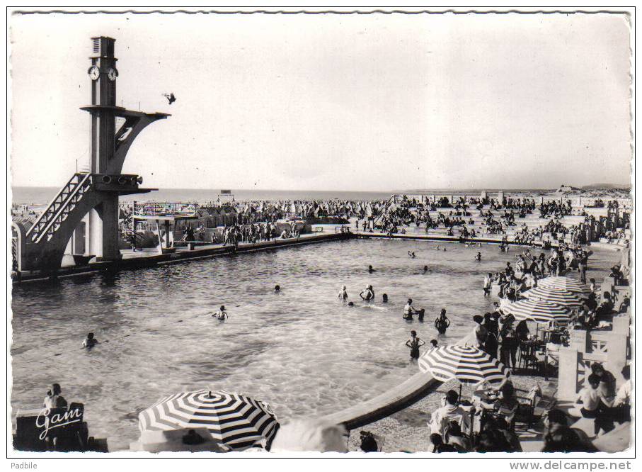 Carte Postale 62. Le Touquet  Paris-Plage  La Piscine Marine Et Le Nouveau Plongeoir Trés Beau Plan - Le Touquet