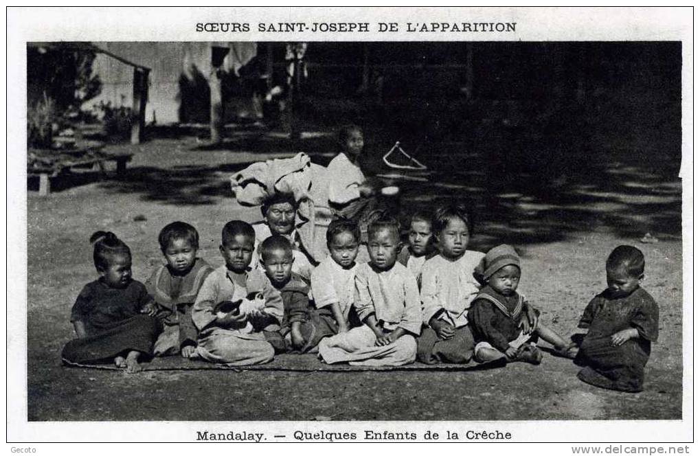 Mandalay -quelques Enfants De La Crêche - Myanmar (Burma)