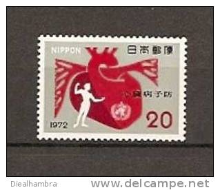 JAPAN NIPPON JAPON HEART ALIMENT PREVENTION CAMPAIGN 1972 / MNH / 1147 - Neufs