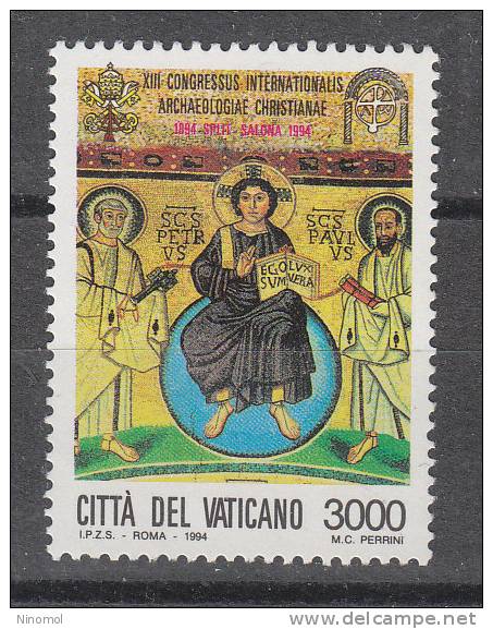 Vaticano  -  1994.  Cristo Maestro. Mosaic Into  Basilica Eufrasiana Of Porec ( Croazia ).  MNH - Religion