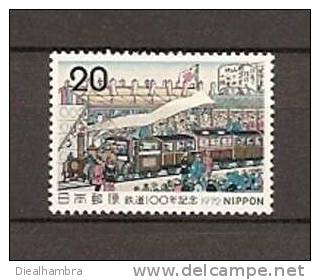 JAPAN NIPPON JAPON JAPAN'S RAILWAY CENTENARY 1972 / MNH / 1165 - Ungebraucht