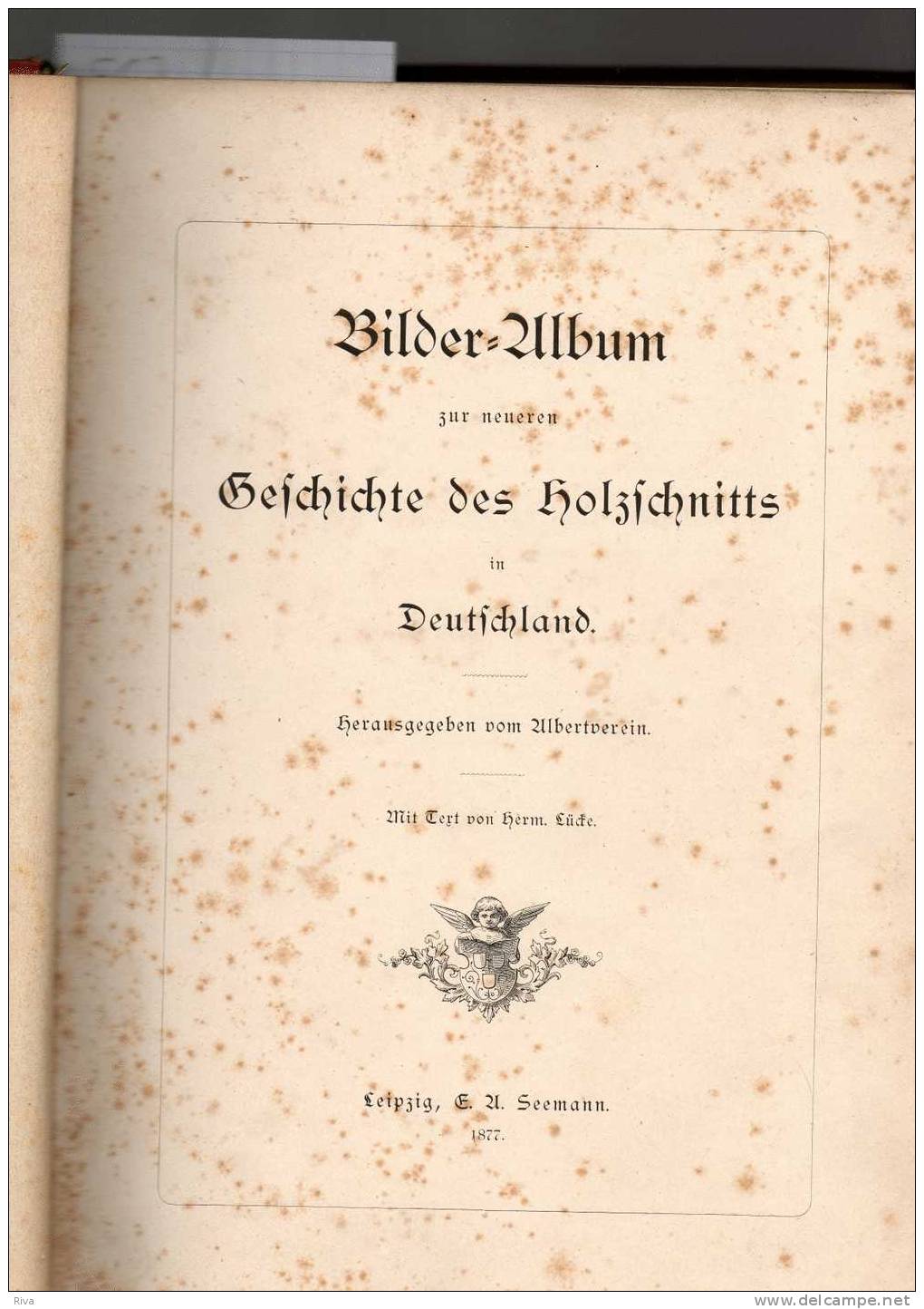 Bilder - Album  ( Geschichte Der Holzschnitts In Deutschland ) ( Taches De Rousseur ) - 4. 1789-1914