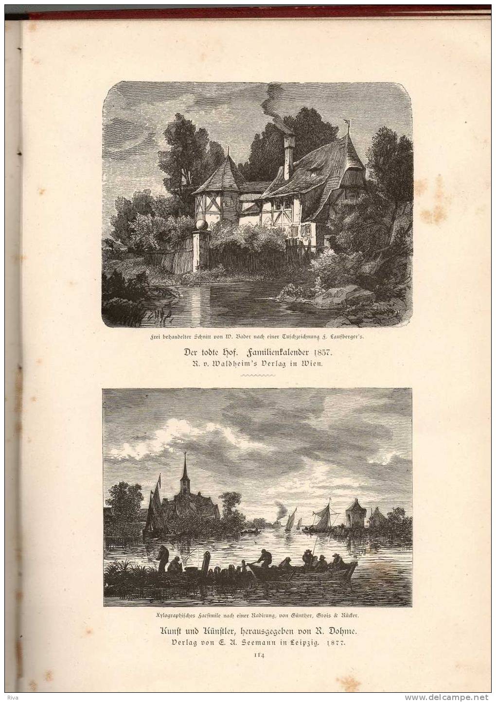Bilder - Album  ( Geschichte Der Holzschnitts In Deutschland ) ( Taches De Rousseur ) - 4. Neuzeit (1789-1914)
