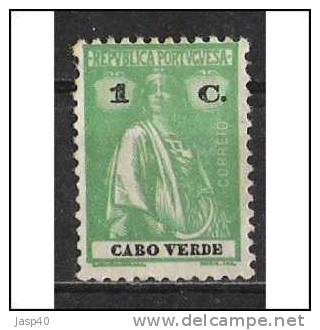 CABO VERDE AFINSA 139e - NOVO COM CHARNEIRA 12 X 11 1/2 -  MH - Kapverdische Inseln