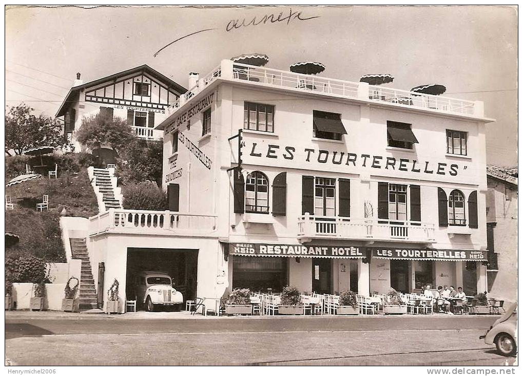 St Jean De Luz Socoa ( Pyrénées Atlantique) Hotel Rest. " Les Tourterelles" , Photo Velez - Saint Jean De Luz