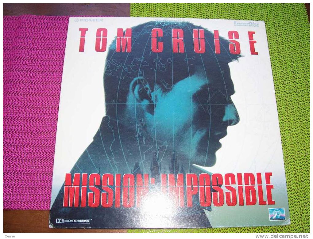 LASERDISC  CDV   °°°   MISSION IMPOSSIBLE  AVEC TOM CRUISE - Other Formats