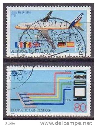 Europa/Cept, BRD  1367/68, O  (E 365)* - 1988