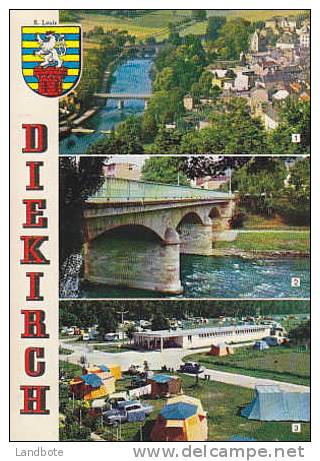 Diekirch - Panorama De La Ville - Pont De La Sûre - Camping Officiel - Diekirch