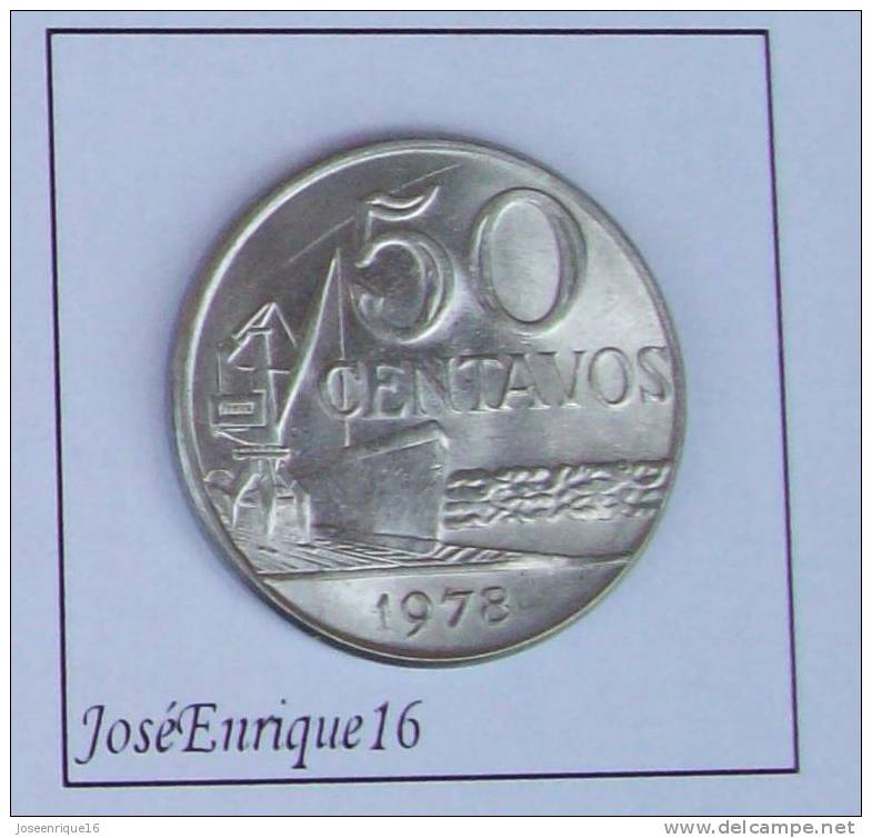 MONEDA 50 CENTAVOS 1978, BRASIL - Brésil