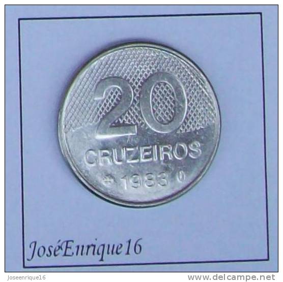 MONEDA 20 CRUZEIROS BRASIL 1983 - Brasilien