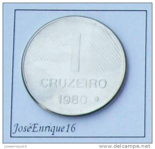 1 CRUZEIRO 1980, MONEDA DEL BRASIL - Brasil