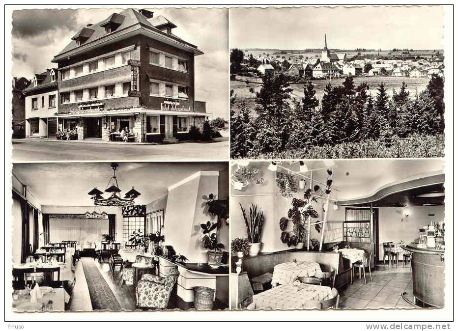 B2663 : SANKT VITH : Hotel International ( 4-picture Postcard) - Saint-Vith - Sankt Vith