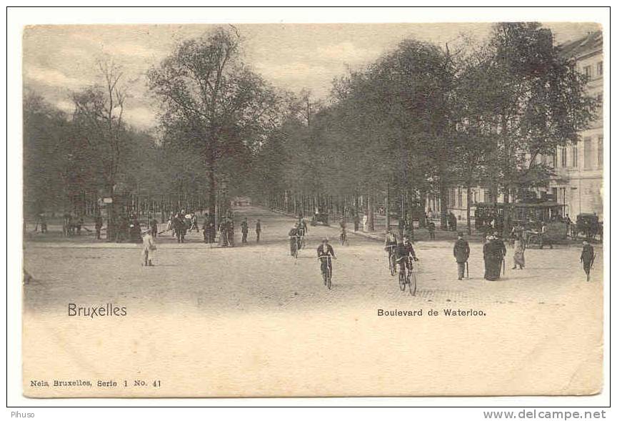 B2695 : BRUXELLES : Boulevard De Waterloo - Lanen, Boulevards