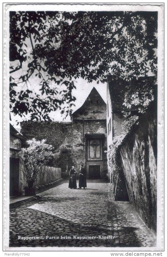 Rppc - SWITZERLAND - RAPPERSWIL -ST GALLEAN - Partie Beim  Kapuziner -  Kloster - 1957 - Rapperswil-Jona