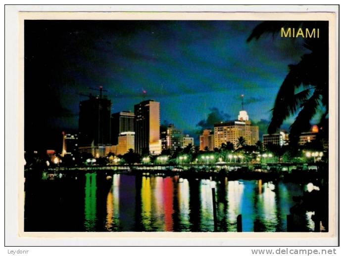 Miami Night View, Florida - Miami