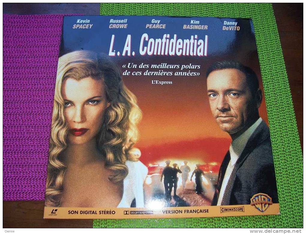 LASERDISC  CDV   °°°   L . A  CONFIDENTIAL  AVEC KEVIN SPACEY  + RUSSEL CROWE  + KIM BASINGER ++++ - Autres Formats