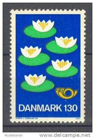 Denmark 1977 Mi. 636  130 Ø NORDEN Umweltschutz Fünf Seerosen MNG - Nuovi