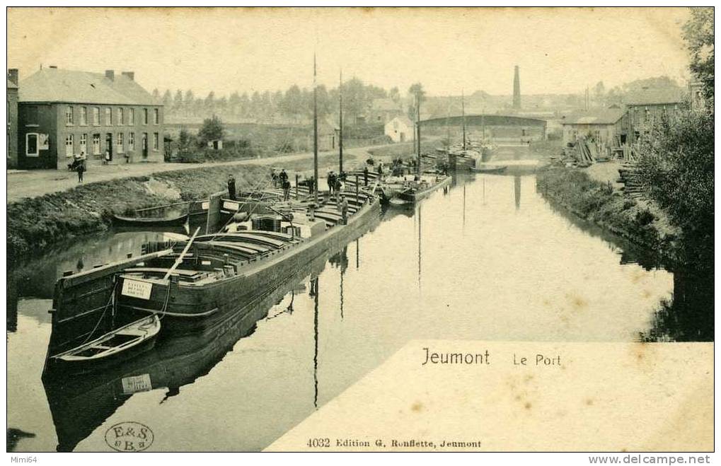 59 . JEUMONT . LE PORT .   ( DES PENICHES ) - Jeumont