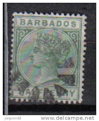 Barbados-1882-Viktoria (32) Gestempelt,o - Barbados (1966-...)