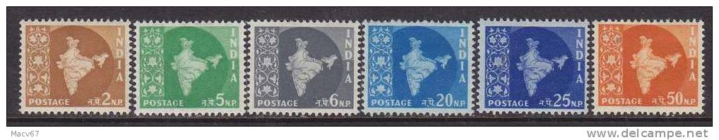 India 303+  **  1958-63 Issue - Unused Stamps