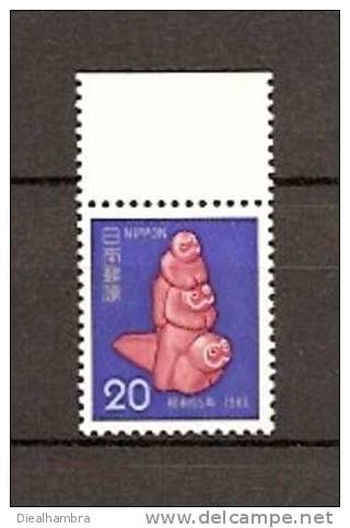 JAPAN NIPPON JAPON NEW YEAR'S GREETING STAMPS HAPPY MONKEYS 1979 / MNH / 1413 · - Ongebruikt