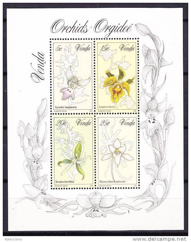 Venda 1981 Yv. BF 1 Flowers Orchids MNH - Venda