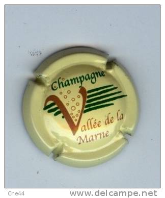 Champagne : Vallée De La Marne : Fond Crème. - Vallée De La Marne