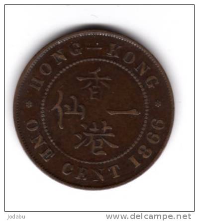 1 Cent De 1866 De Hong-kong  De La Reine Victoria - Hongkong