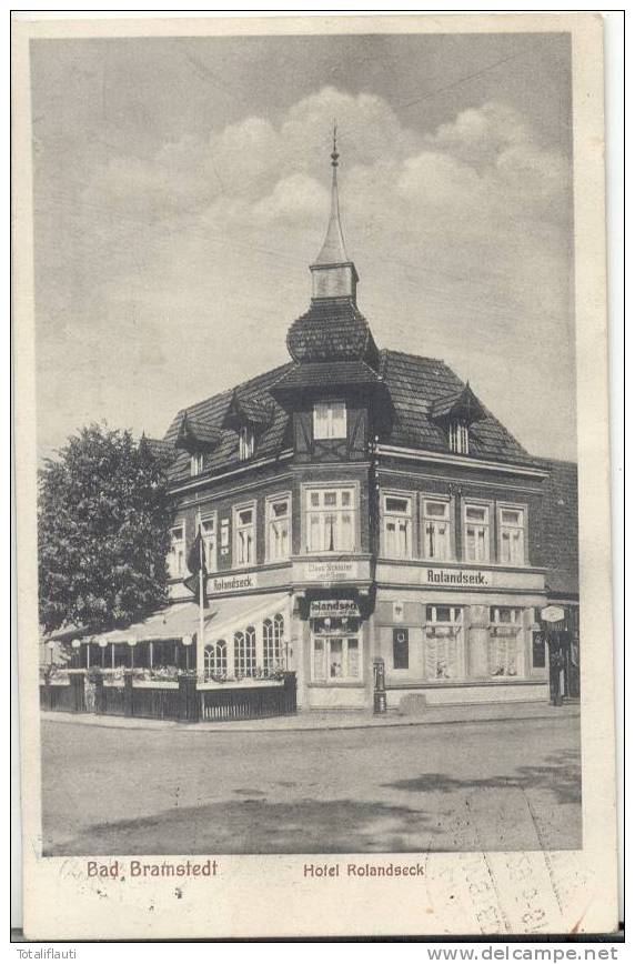 Bad Bramstedt Hotel Rolandseck Claus Schlüter Inh P.Siems 5.10.1929 Gelaufen - Bad Bramstedt