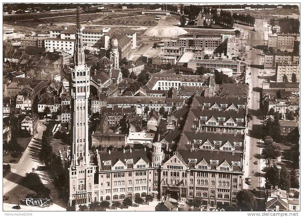 Lille ( Nord) Vue Aérienne En 1961, Photo Cim - Lille