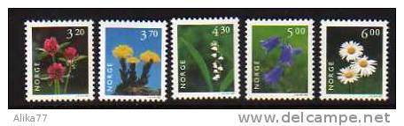 NORVEGE          Neuf **        Y. Et T.  N° 1187 à 1191         Cote:  8,50 Euros - Unused Stamps