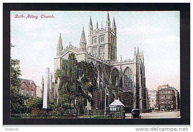 Early Postcard Bath Abbey Church Somerset - Ref 528 - Bath